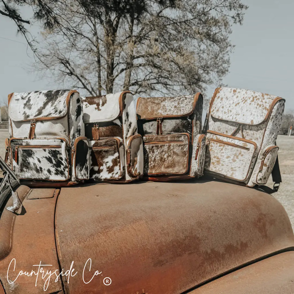 Cowhide Backpack