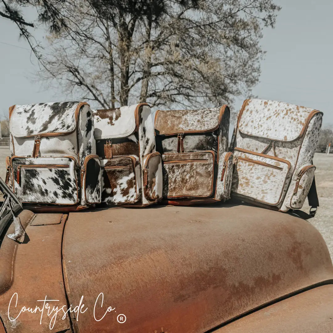 Cowhide Backpack