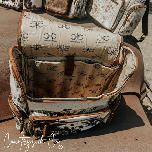 Cowhide Backpack
