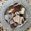 Cow Hide Keychain